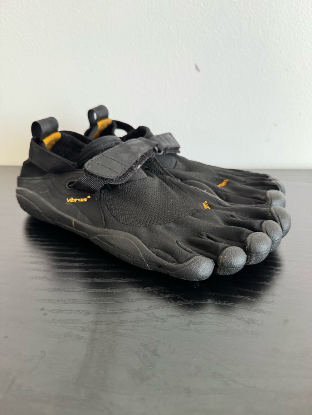 Vibram FiveFingers Black with Yellow Accents